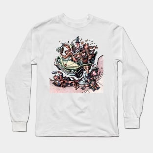 Crazy Car represents the Economy Long Sleeve T-Shirt